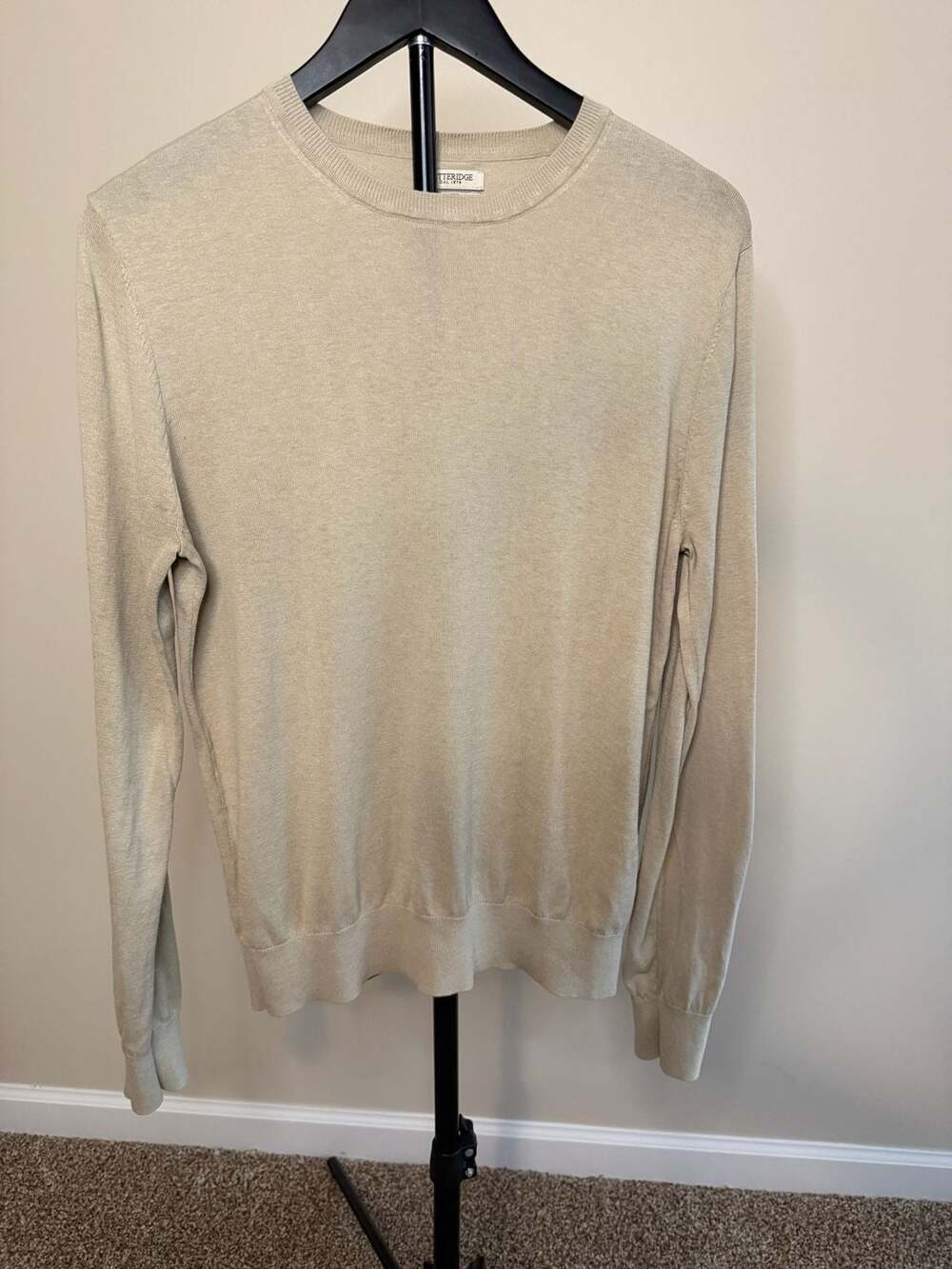Gutteridge Silk Blend Fine Knit Crewneck Sweater